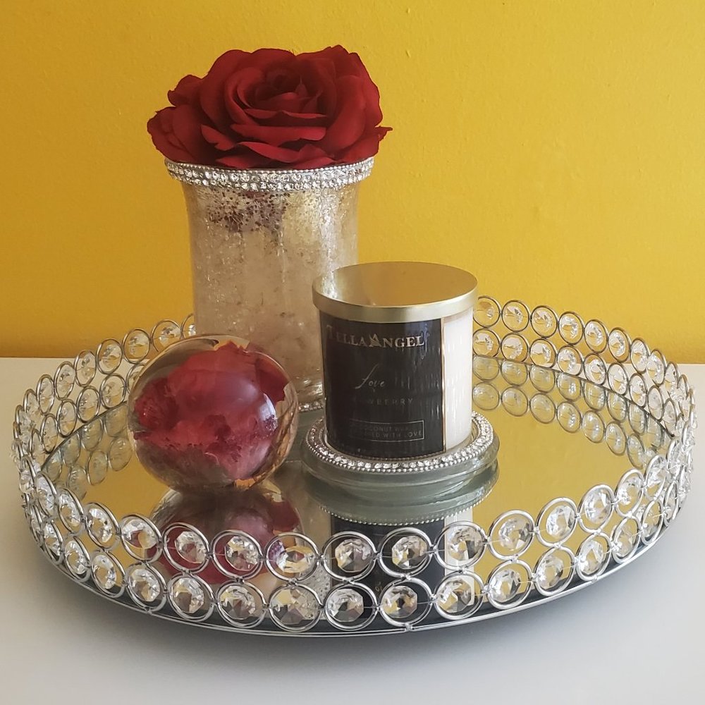 Tahari Swivel Mirror Tray